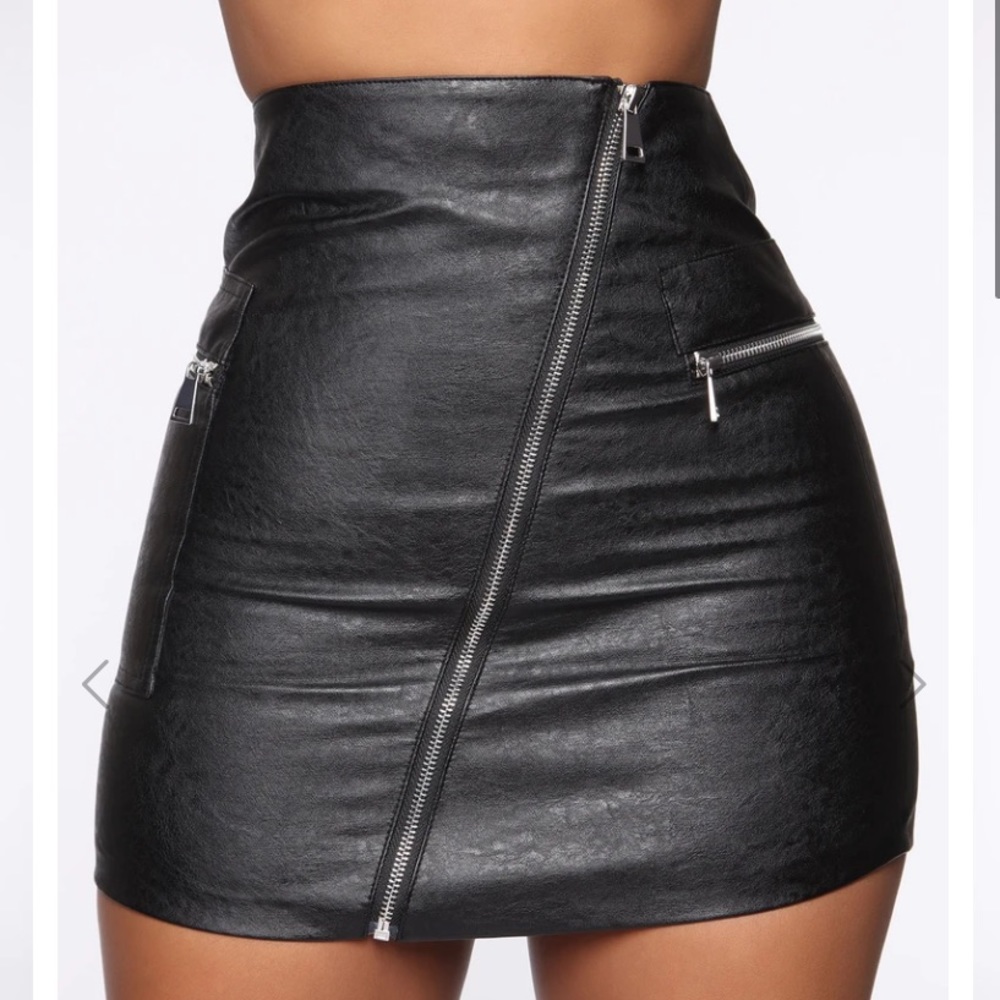 Brand new Faux Leather Mini Skirt